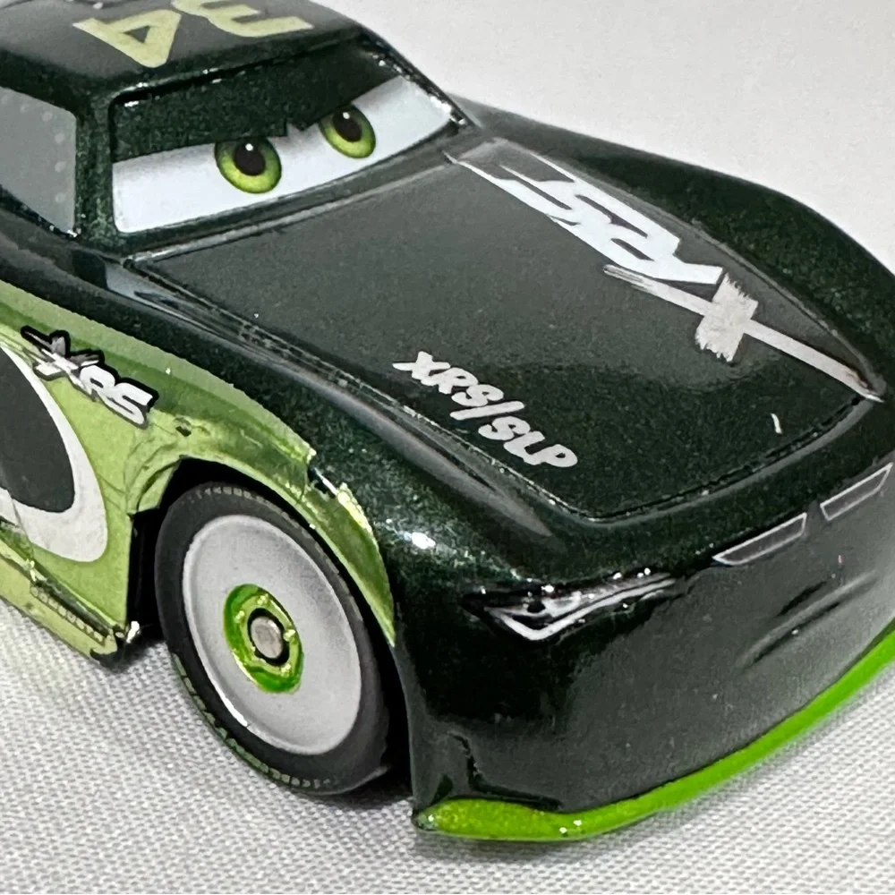 Disney Cars 3 Rare Steve “Slick” Lapage #34 Rocket Racing with Blast Wall